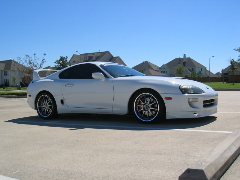 brian's toyota supra white